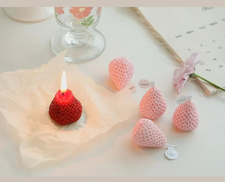 STRAWBERRY CANDLES