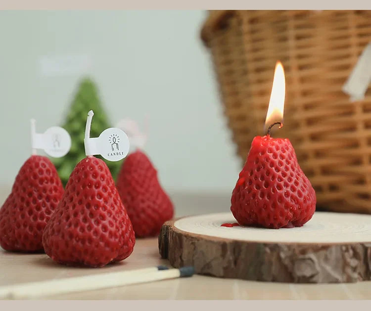 STRAWBERRY CANDLES